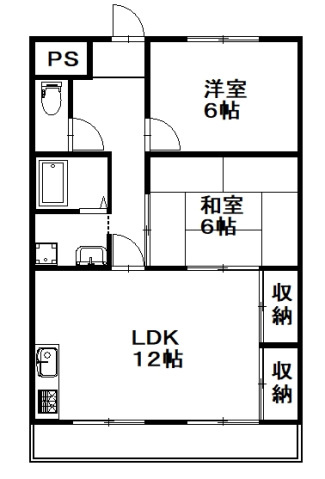 ビューハイツMの間取り