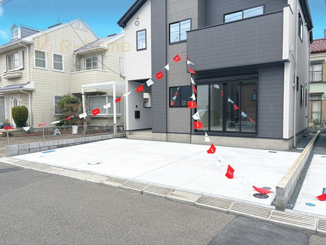 流山市こうのす台4期　新築戸建て　1号棟の駐車場|カースペースは2台お停めいただけます♪