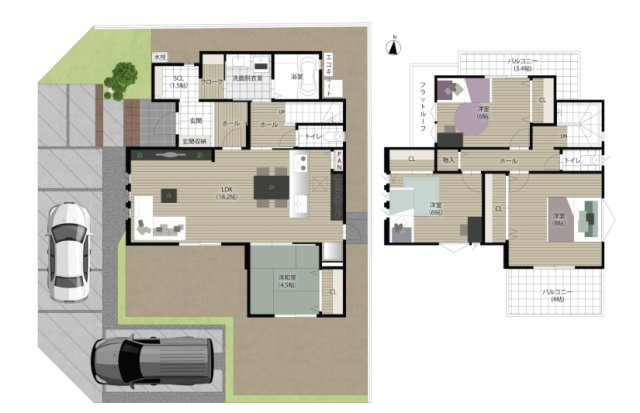 タマタウン筑前町中牟田1号地