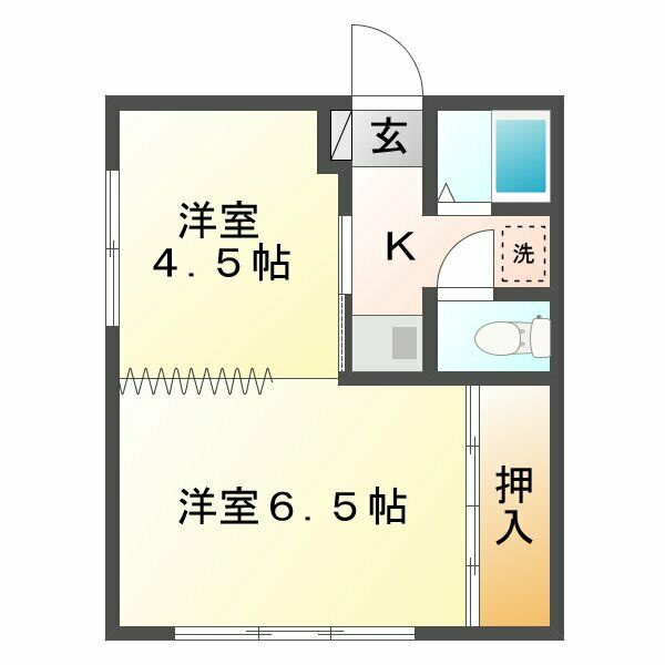 アーバンウェーブ岩成台の間取り