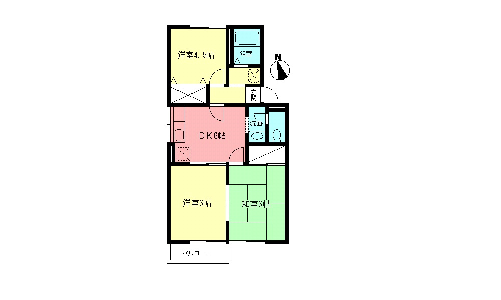 ダイモンハイツの間取り