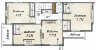 【間取り】 | 上尾市瓦葺　新築分譲住宅