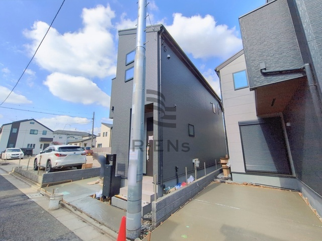 【外観】 | 練馬区南田中４丁目　新築戸建て　１号棟 | 建築中