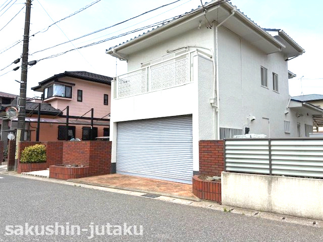 長沼原町　売地の外観|長沼原町　売地　建築条件なし　５５坪の整形地　南東側６ｍ公道、北西側６ｍ公道の二方道路面