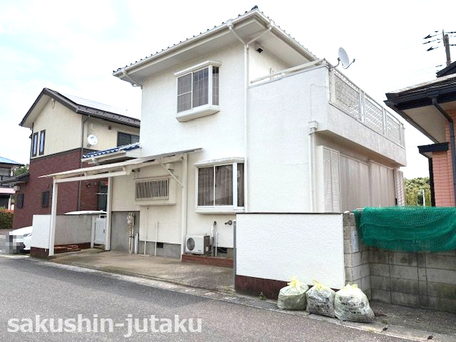長沼原町　売地の外観|長沼原町　売地　建築条件なし　５５坪の整形地　南東側６ｍ公道、北西側６ｍ公道の二方道路面