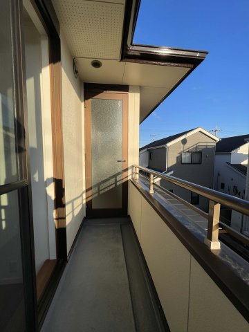 つくば市東光台　リフォーム済み物件のバルコニー