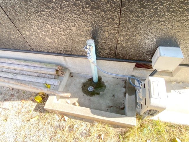 糟屋郡久山町大字山田　中古戸建の外観|南西側からも敷地内出入りができます！