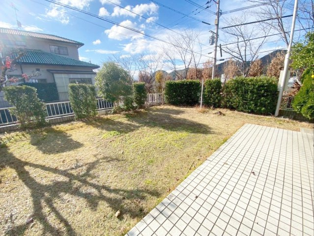 糟屋郡久山町大字山田　中古戸建の庭|広々としたお庭です！