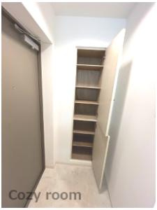 【収納】 | アーデン江坂Ⅱ | 玄関収納OPEN