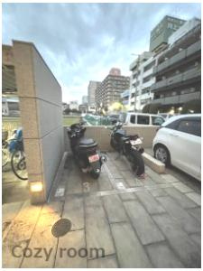 【その他共用部分】 | アーデン江坂Ⅱ | バイク置き場