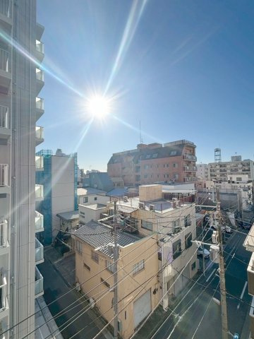 「防音マンション」プライムブリス森下スタジオの展望|バルコニーからの眺望です