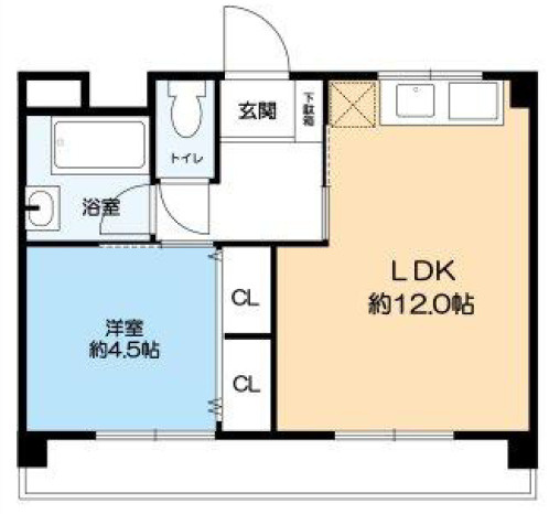 住吉ハイツⅠの間取り