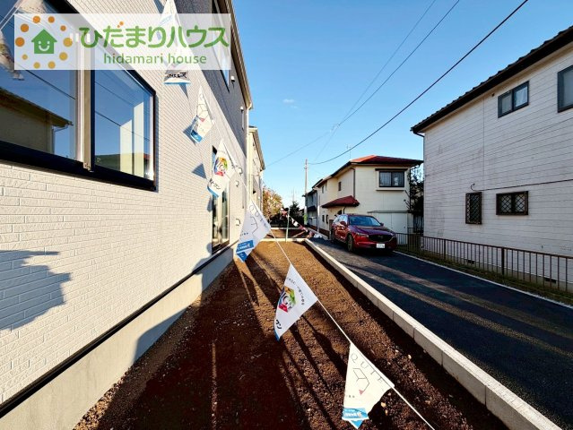 【庭】 | 土浦市霞ケ岡町第3　新築戸建　1号棟 | お庭付物件になります！お庭遊びや、プールなどお子様も大喜び(^^)