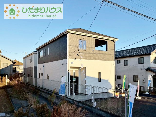 【外観】 | 土浦市霞ケ岡町第3　新築戸建　1号棟 | デザイナーズのようなお洒落な外観です(^^♪