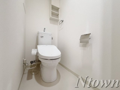 【トイレ】 | ハピネス | 落ち着いたトイレです