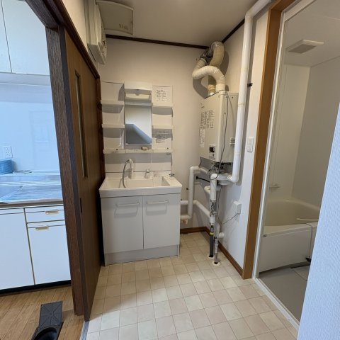 登別市中央町3丁目4-5戸建の洗面所