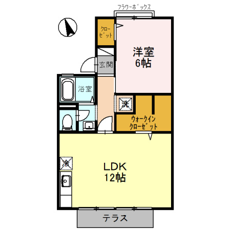 セジュールMTの間取り