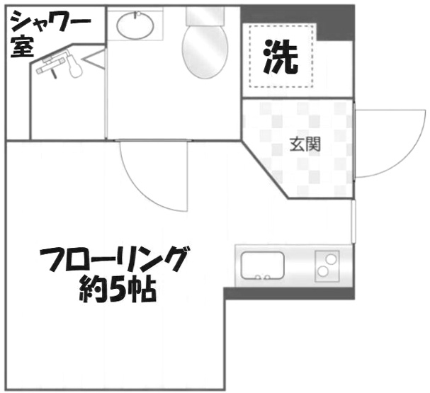 【間取り】 | 築浅、バストイレ別(^^)/