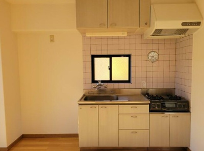 【キッチン】 | ドエールヒルズ | ガスコンロ設置可。