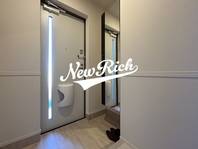 高崎市菅谷町のアパートの玄関