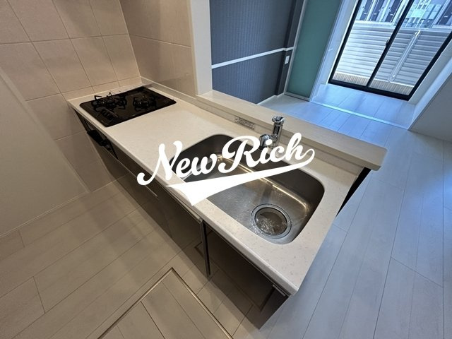 高崎市菅谷町のアパートのキッチン