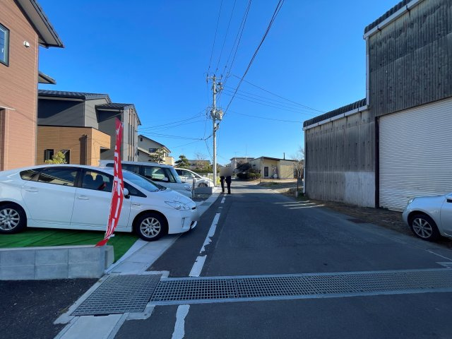 新築戸建・新築建売　いわき市泉町　泉小・泉中の前面道路含む現地写真
