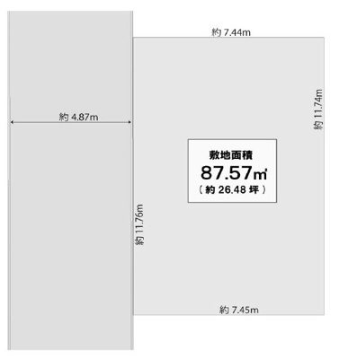 【区画図】 | 池田市宇保町　新築戸建