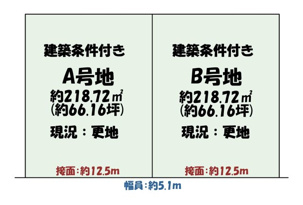木津川市加茂町里宇留志　建築条件付き　土地の画像
