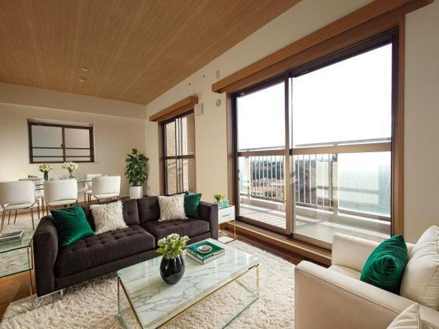 ハーモニータウン新取手壱番館の居間・リビング