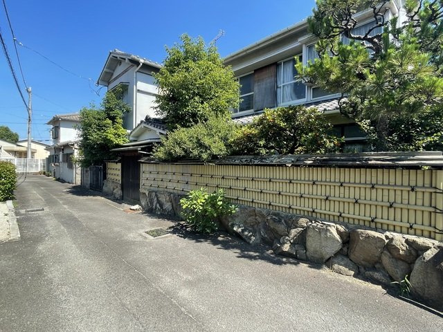 木太町　土地の前面道路含む現地写真