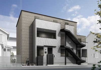 【外観パース】 | Agrande Tachikawa（エイグラン立川） | 外観パースです。