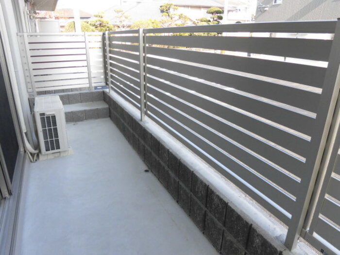 フロレゾンA棟のバルコニー|バルコニー付きです