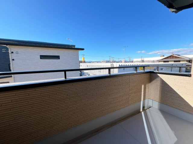 深谷市上柴町東3丁目　新築住宅のバルコニー