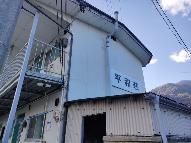 千曲市二棟一括アパートの外観