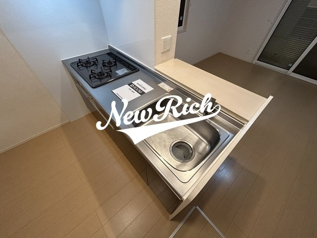 高崎市貝沢町のアパートのキッチン