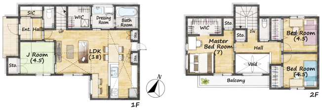 【間取り】 | 福岡市東区舞松原1号地新築戸建