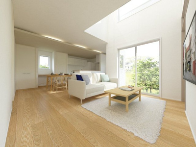 【居間・リビング】 | 福岡市東区舞松原1号地新築戸建