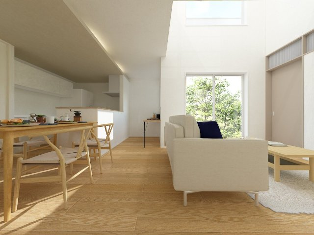 【居間・リビング】 | 福岡市東区舞松原1号地新築戸建