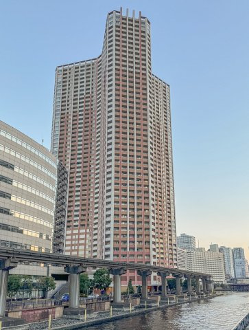 【外観】 | ★仲介手数料無料★ 芝浦アイランドケープタワー（南東向きリビングからレインボーブリッジを望める眺望）