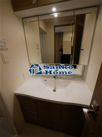 シェフルール新御徒町Ⅱの独立洗面台