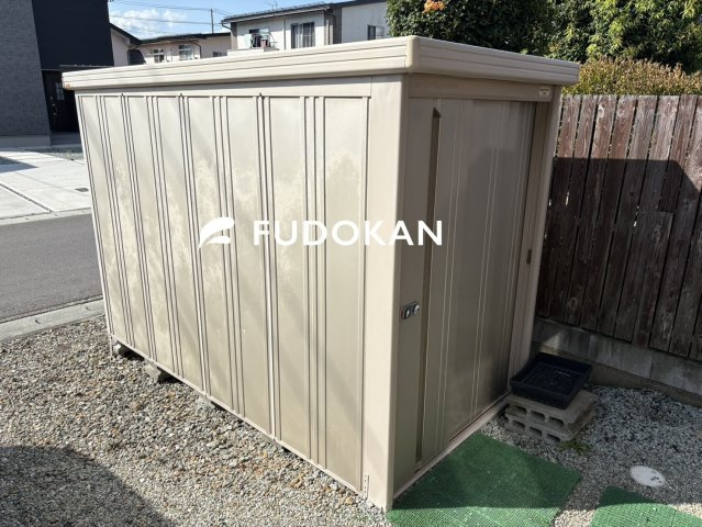 天童市柏木町一丁目のその他|外部物置。外の収納がたっぷりはいります。