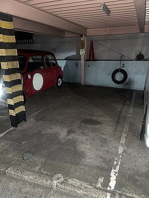 不動ハイツの駐車場