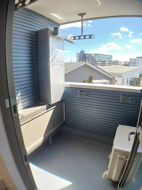 クラール　島野　Ｂのバルコニー