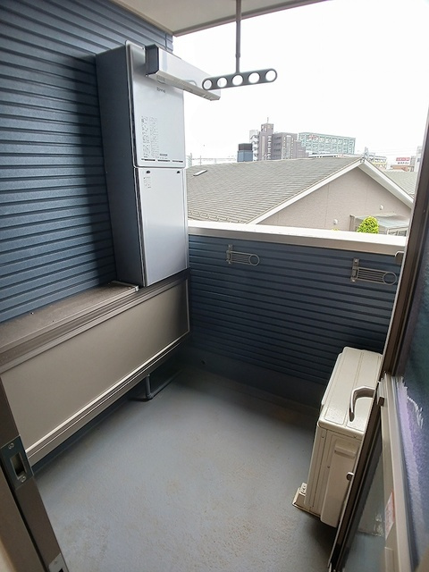 クラール　島野　Ｂのバルコニー