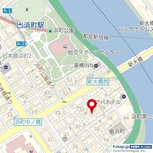 セグレート日本橋の地図