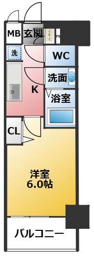 プレサンス東別院セレニスの間取り
