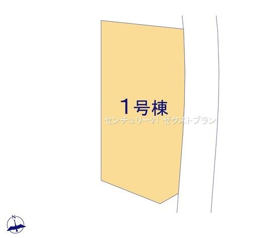 前橋市上増田町第3 1号棟の区画図|区画図