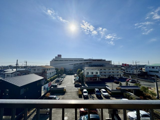 佐鳴台パーク・ホームズの展望|バルコニーからの南側の景色です。
