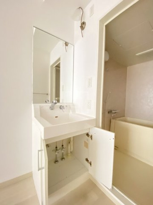 【洗面所】 | クレストコート難波サウス | クレストコート難波サウス　洗面所