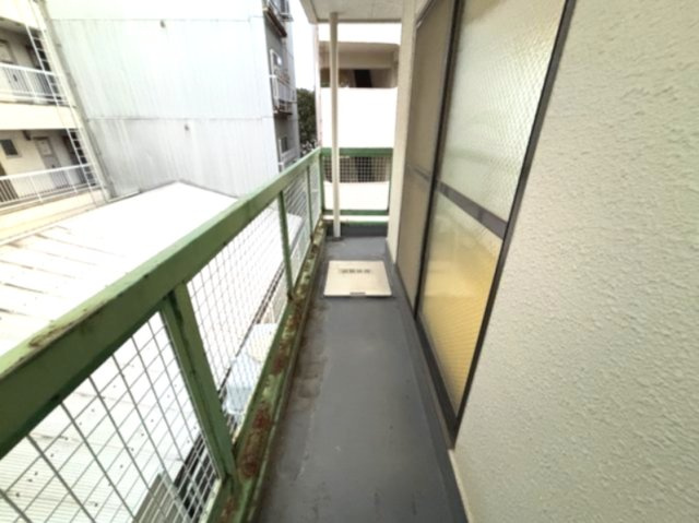 マルタカマンションのバルコニー